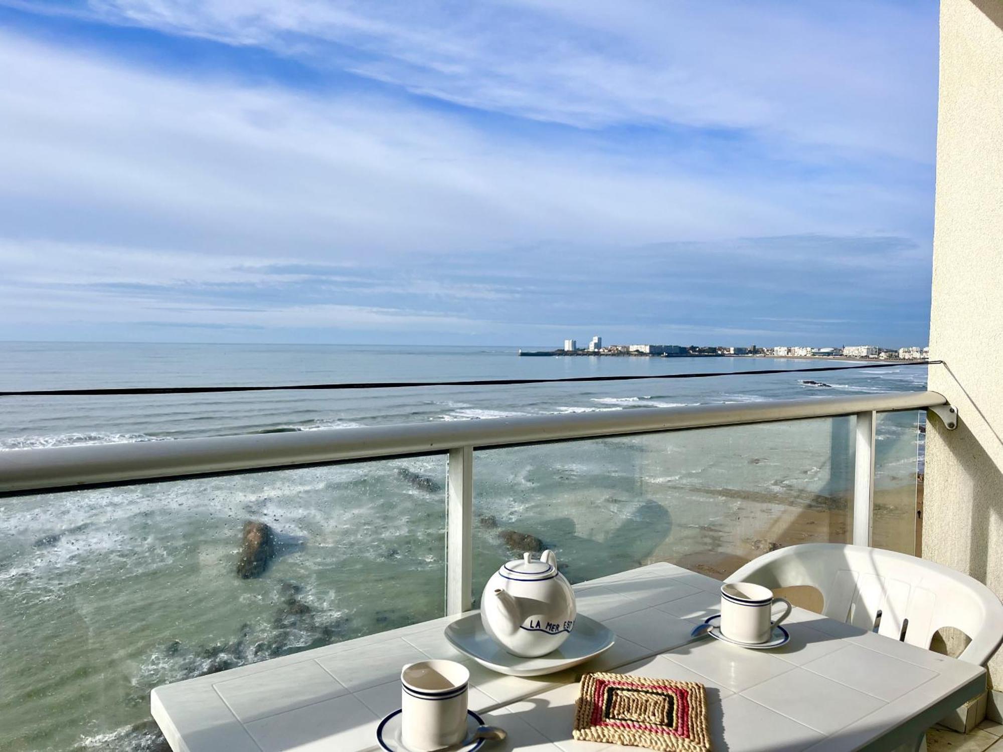 Joli Appartement Avec Vue Imprenable Sur La Baie Des Sables - 4 Pers Les Sables-dʼOlonne Zewnętrze zdjęcie